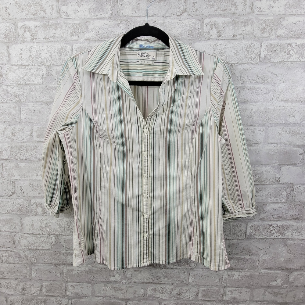Old Navy button down top women's medium